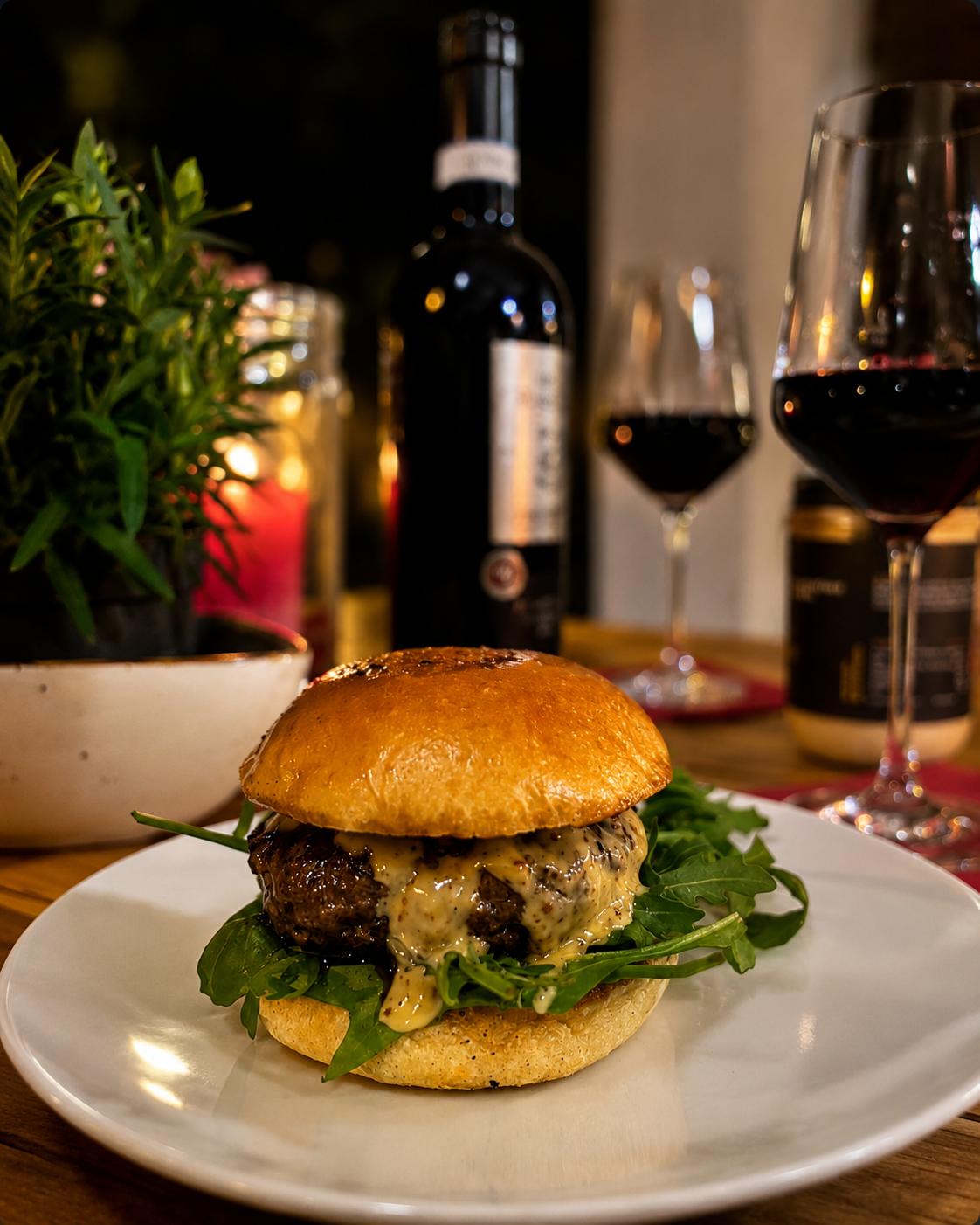 Wagyu Burger beim Tasting bei Genusswerte Bonn
