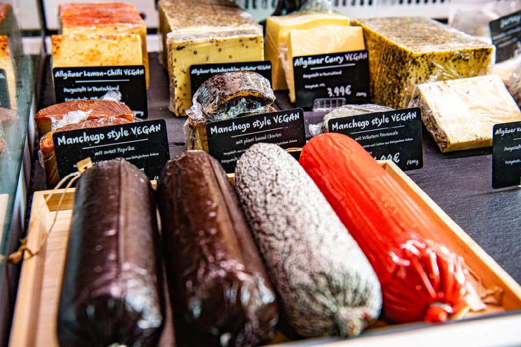 Käse und Wurst Theke